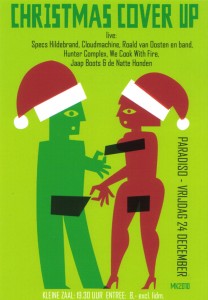 flyer: christmas cover up cd presentation, paradiso, amsterdam - december 24 2010