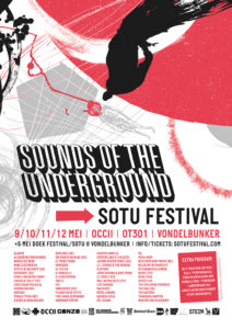 flyer: sound of the underground, vondelbunker, amsterdam - may 10 2013