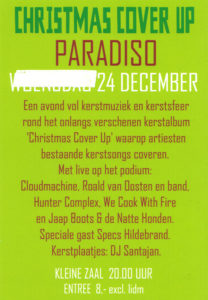flyer: christmas cover up cd presentation, paradiso, amsterdam - december 24 2010