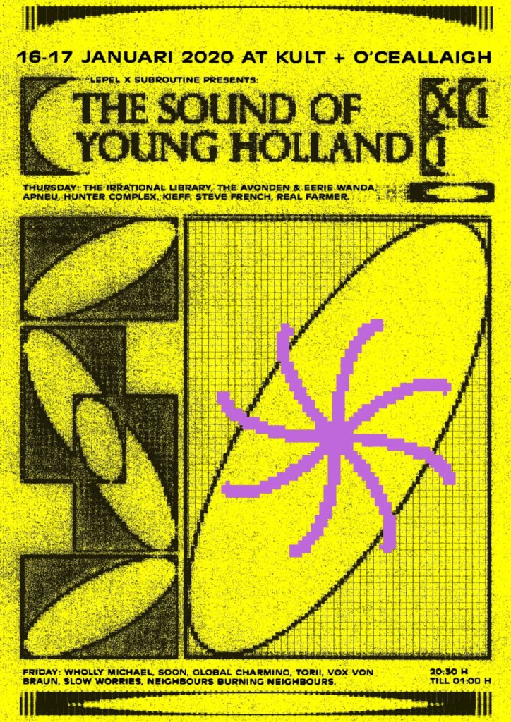 flyer: the sound of young holland xii, groningen - january 16 2020